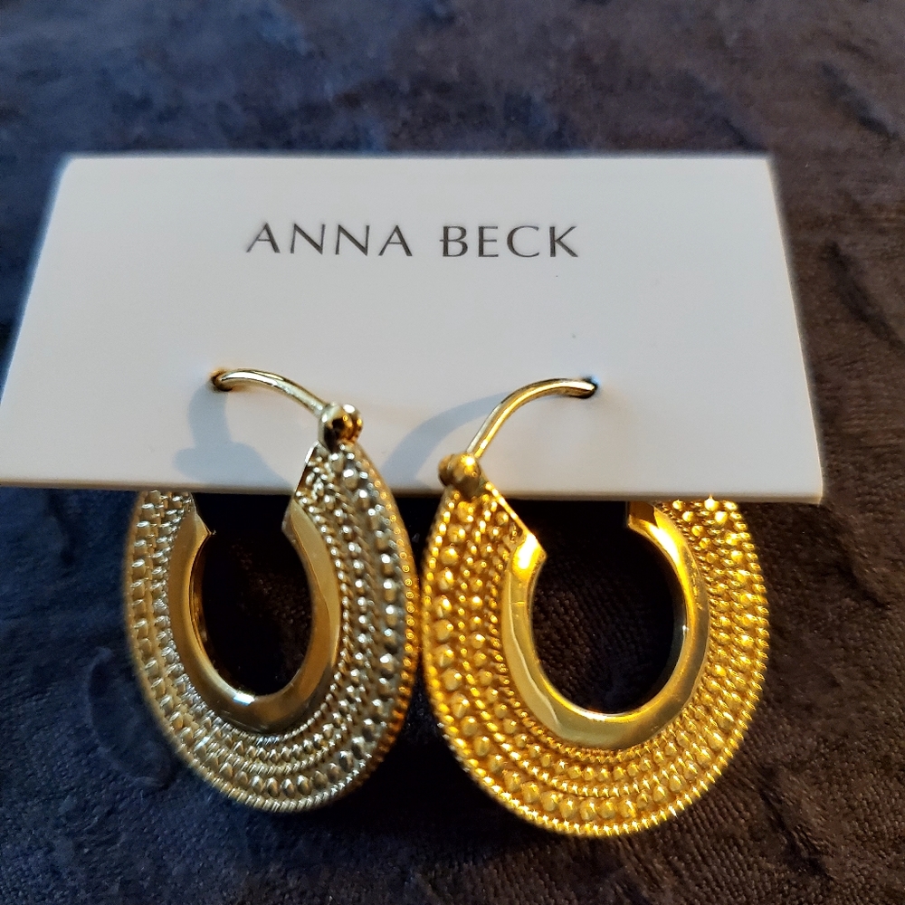Anna Beck Gold Hoop Earrings